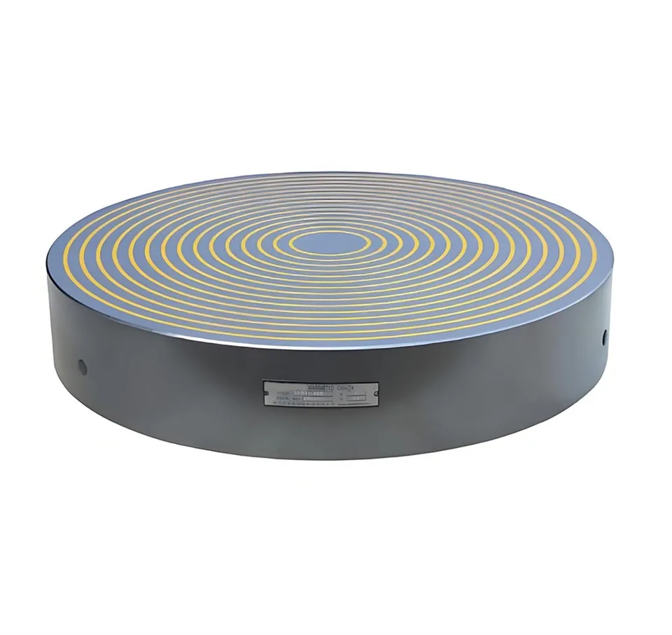 Кръгъл електромагнитен патронник с концентрични полюси